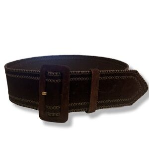 Lauren Ralph Lauren Brown Suede Belt Size Medium